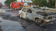 Հրդեհ է բռնկվել «Opel Astra»-ում․ ավտոմեքենան ամբողջությամբ վերածվել է մոխրակույտի