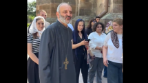 Հոգևոր վերականգնման այց է. Բագրատ սրբազանը 1 տարի կալանքից հետո առաջին անգամ այցելեց Մայր տաճար