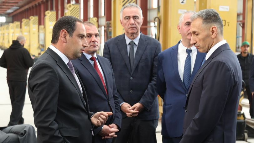 Դավիթ Խուդաթյանը մասնակցել է «Բաքու-Թբիլիսի-Կարս» երկաթուղու ամբողջական գործարկման պաշտոնական բացմանը