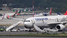 Turkish Airlines plane evacuated after smoke seen from landing gear in Nepal