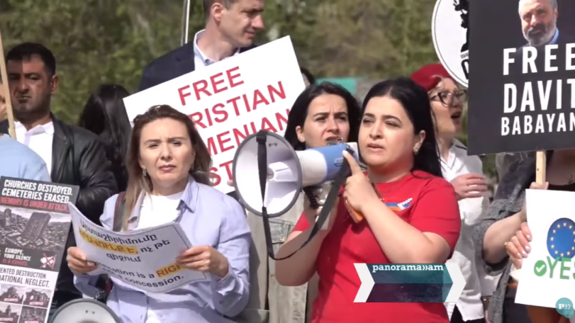 Artsakh protester accuses Armenian leadership of undermining democracy
