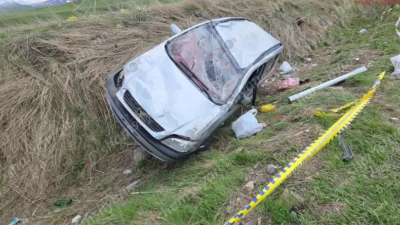 «Opel Zafira»-ն կիսակողաշրջված հայտնվել է դաշտում. 4 վիրավորների մեջ կա երեխա