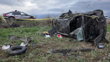 «Hyundai Tucson»-ը դուրս է եկել երթևեկելի գոտուց, մի քանի պտույտ գլորվելով կողաշրջված հայտնվել դաշտում