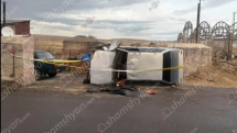 52-ամյա վարորդը առանց համարանիշների «ՎԱԶ 21099»-ով բախվել է բնակչի տան քարե պարսպին և կողաշրջվել․ կա վիրավոր