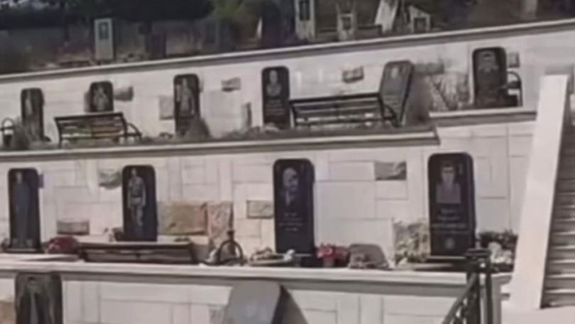 Azerbaijan continues to vandalize Stepanakert military cemetery