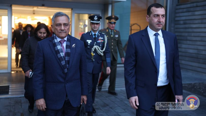 Chief of India's Defense Staff arrives in Armenia