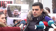Armenian opposition protests outside EU office over political detentions