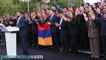 Մեր դրոշը մեր ձեռքերում է, մեր Արարատը՝ մեր սրտերում. Նարեկ Կարապետյան