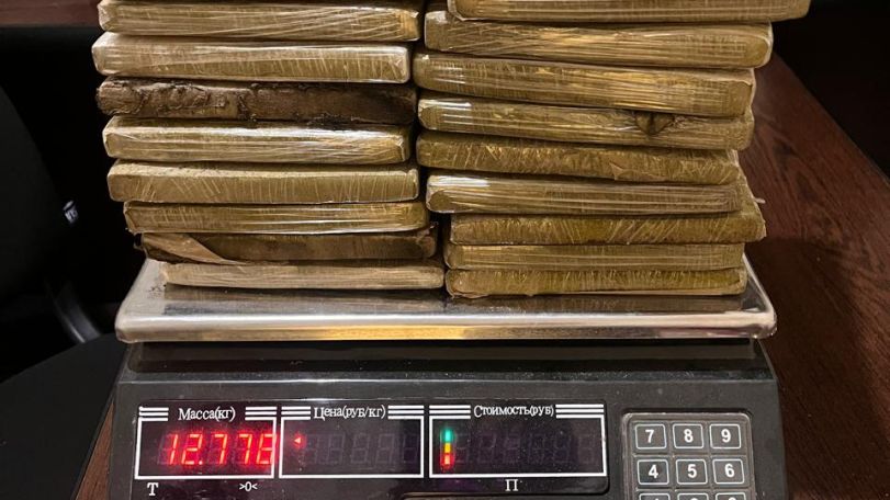 Armenia foils transit of 28 kg hashish hidden in Iranian truck