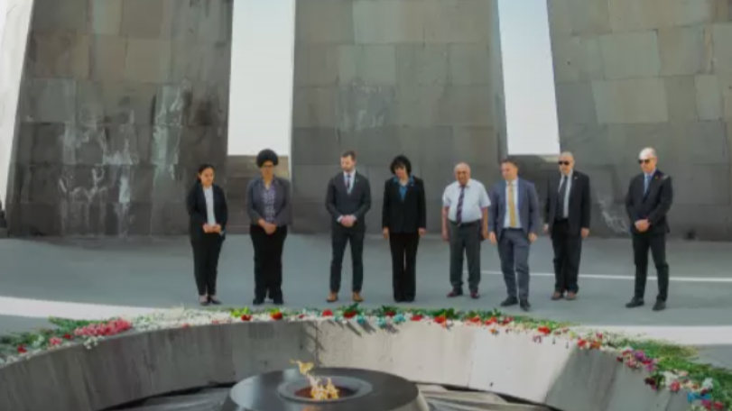 U.S. Department of Energy delegation visits Tsitsernakaberd