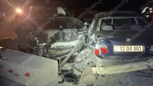 Խոշոր ավտովթար Երևան-Գյումրի ավտոճանապարհին բախվել են 2 «BMW»-ները