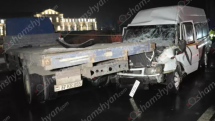 «Դվին» ռեստորանի մոտ տեղի ունեցած խոշոր ավտովթարի հետևանքով ճանապարհը ամբողջությամբ փակվել է