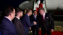 Slovak PM arrives in Armenia