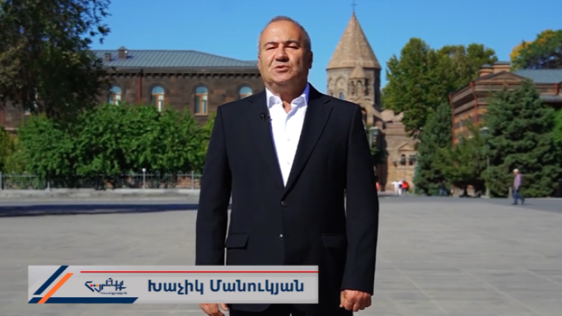Թող ձեր կրթած աճող սերունդը վերադարձնի մեր երկրի հաղթական շունչը՝ առանց պատերազմի ու կորուստների. Խաչիկ Մանուկյան
