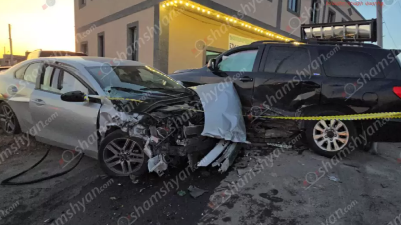 Խոշոր ավտովթար ռուսական համարանիշներով «Toyota»-ի ու «Kia»-ի մասնակցությամբ