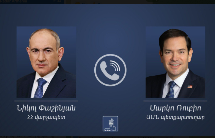 Состоялся телефонный разговор Никола Пашиняна с Марко Рубио