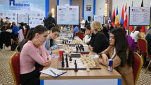 Հայաստանի շախմատի կանանց հավաքականը առավելության է հասել Թուրքիայի հավաքականի նկատմամբ