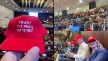 Knesset hands out MAGA-style caps for Trump speech