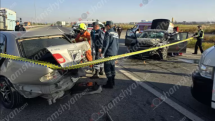 3 մեքենայի մասնակցությամբ խոշոր վթարի պատճառով կա 4 վիրավոր