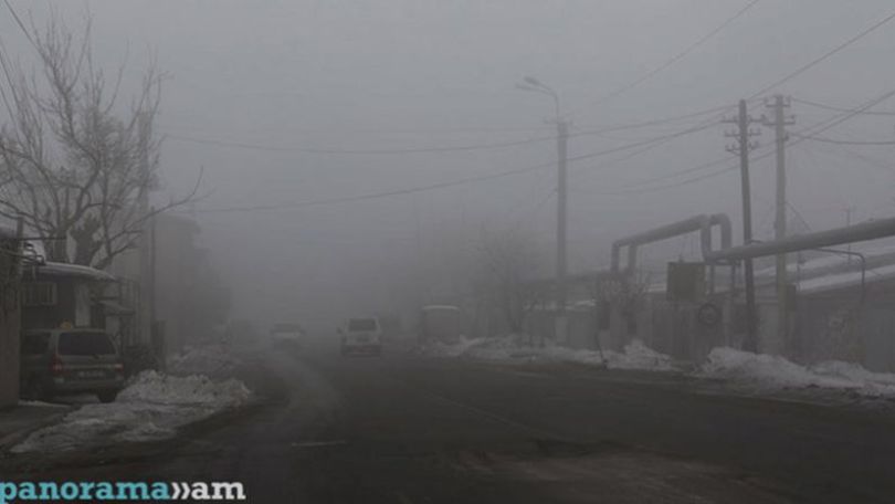 Fog, icy roads reported in Armenia