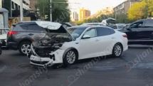 Կոմիտասի-Վաղարշյան խաչմերուկում բախվել են «Kia Optima»-ն և «Opel Zafira»-ն․ կան վիրավորներ