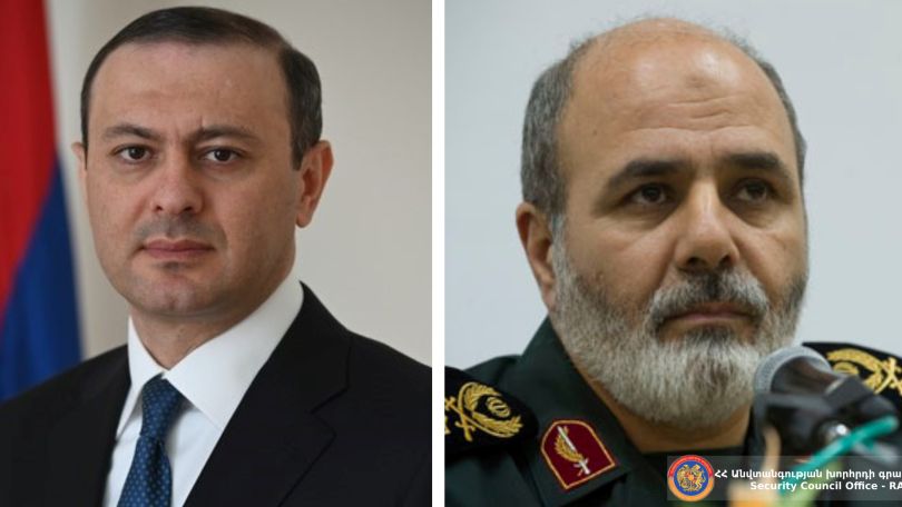 Armenian security chief holds phone call with Iranian counterpart