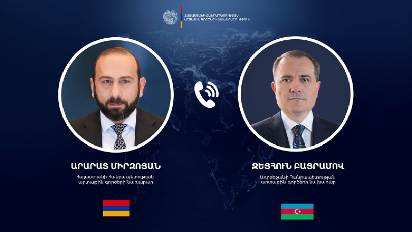 Արարատ Միրզոյանը հեռախոսազրույց է ունեցել Ադրբեջանի ԱԳ նախարար Ջեյհուն Բայրամովի հետ