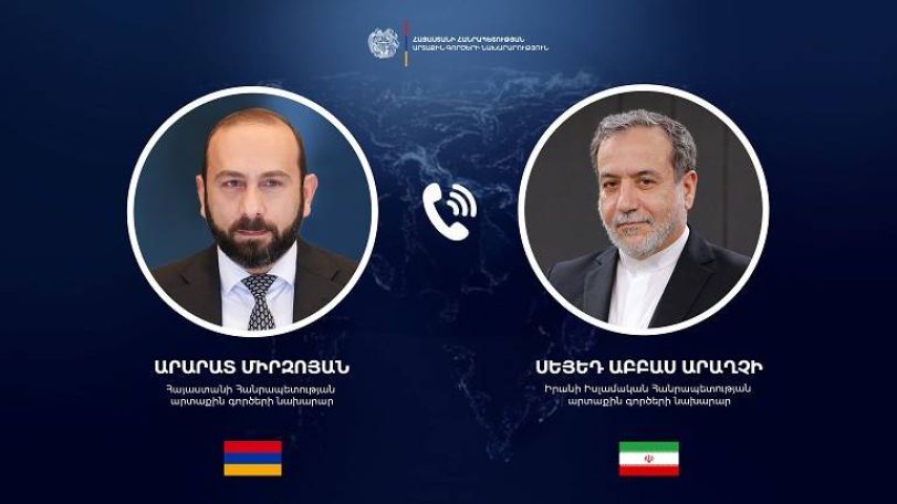 Միրզոյանն ու Իրանի ԱԳ նախարարը մտքեր են փոխանակել Մերձավոր Արևելքում վերջին զարգացումների շուրջ