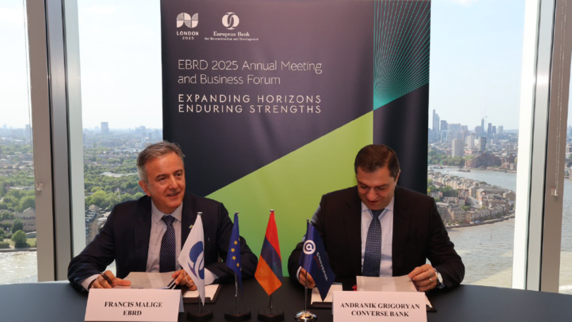Converse Bank and EBRD sign two loan facilities totaling $8 million to support MSMEs and green projects