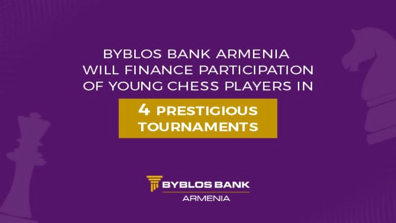 Byblos Bank Armenia to finance participation of young chess players in 4 prestigious tournaments