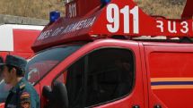 В Араратской области Армении автомобиль упал в овраг: водитель погиб