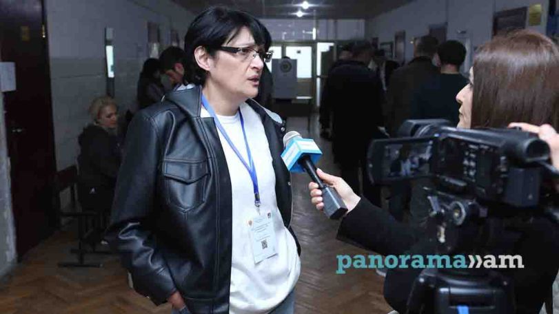 31/3 տեղամասային կենտրոնում քաղաքացին միջամտել է ընտրական գործընթացին, հարձակվել դիտորդ Արմինե Ադիբեկյանի վրա