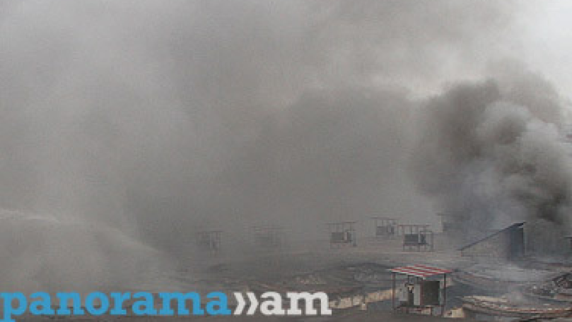 Пожар произошел в одной из гостиниц в Ереване