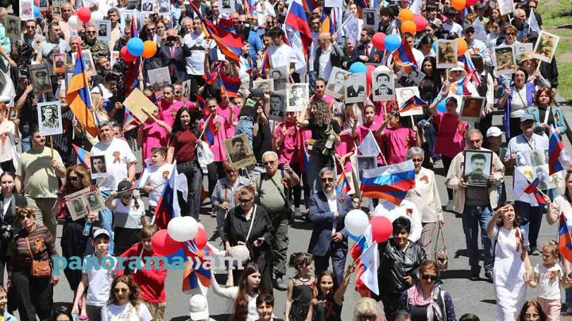 Երևանում նշում են Հայրենական մեծ պատերազմում տարած հաղթանակի 80-ամյակը. ՖՈՏՈՌԵՊՈՐՏԱԺ