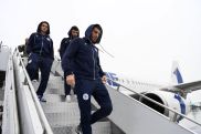 Armenian team arrives in Tbilisi for Nations League clash