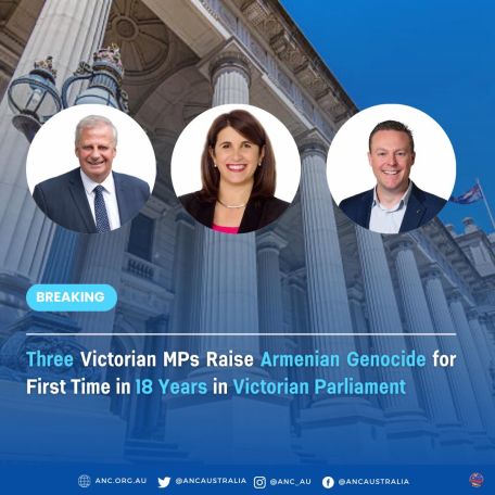 MPs raise Armenian Genocide for first time in 18 years in Victorian Parliament