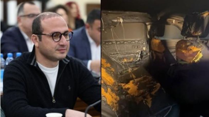 Yerevan opposition councilor's car set on fire
