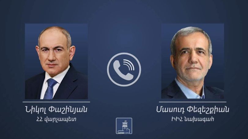 Փաշինյանը հեռախոսազրույց է ունեցել Իրանի նախագահի հետ