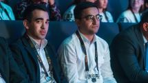 Two Armenian GMs competing at Karpov International Chess Tournament