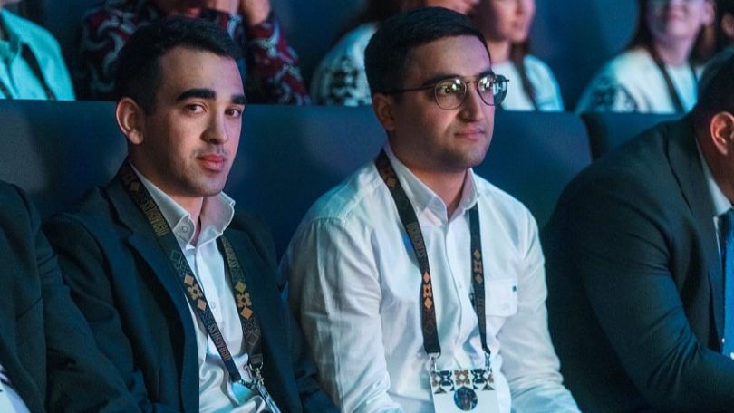 Two Armenian GMs competing at Karpov International Chess Tournament