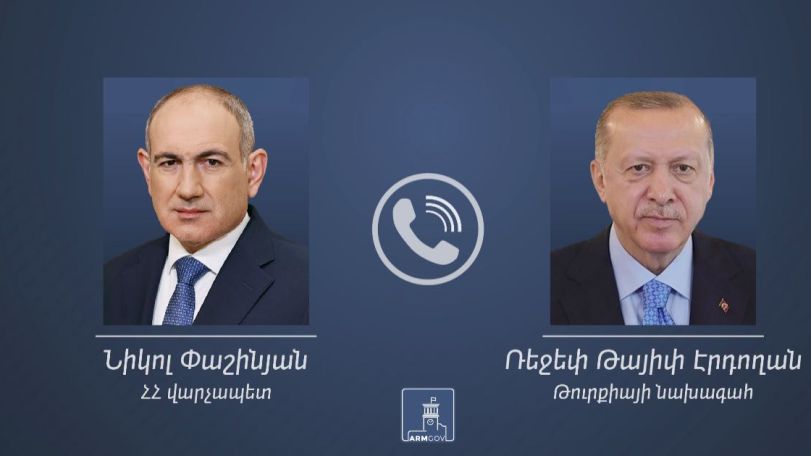 Տեղի է ունեցել Նիկոլ Փաշինյանի եւ Ռեջեփ Թայիփ Էրդողանի հեռախոսազրույցը