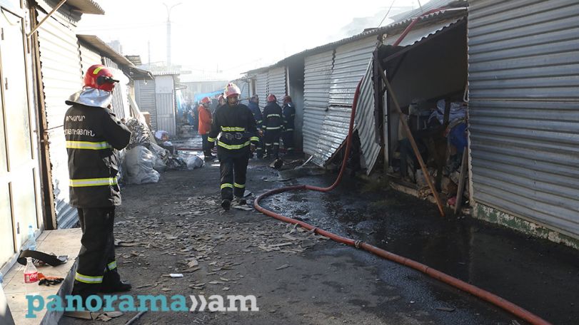 Authorities probing Yerevan market fire
