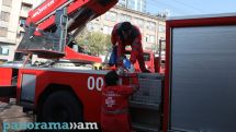 Խոշոր հրդեհ Ֆրունզե Դովլաթյան փողոցում