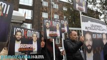 Extension of opposition podcasters' detention sparks protest in Yerevan