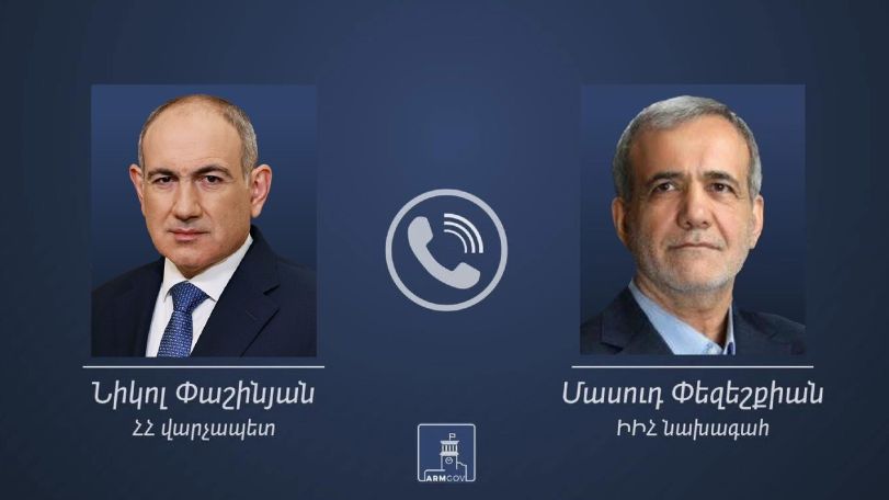 Տեղի է ունեցել Նիկոլ Փաշինյանի հեռախոսազրույցը Մասուդ Փեզեշքիանի հետ