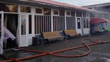 Пожар произошел в ресторанном комплексе в городе Севан