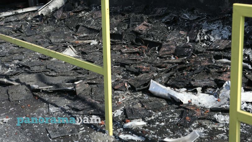 Photos show aftermath of Yerevan shopping center fire