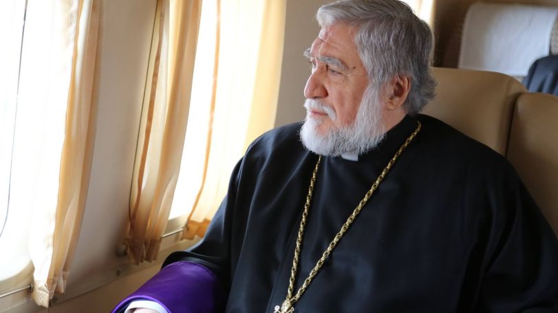 Ն.Ս.Օ.Տ.Տ Արամ Ա Կաթողիկոսը մեկնել է Կիպրոս