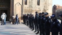 In pictures: Crowds gather outside Mother See amid heavy police presence