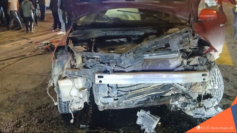 Վթար՝ Արմավիրում, «Opel»-ի վարորդն արգելափակվել է ավտոմեքենայում